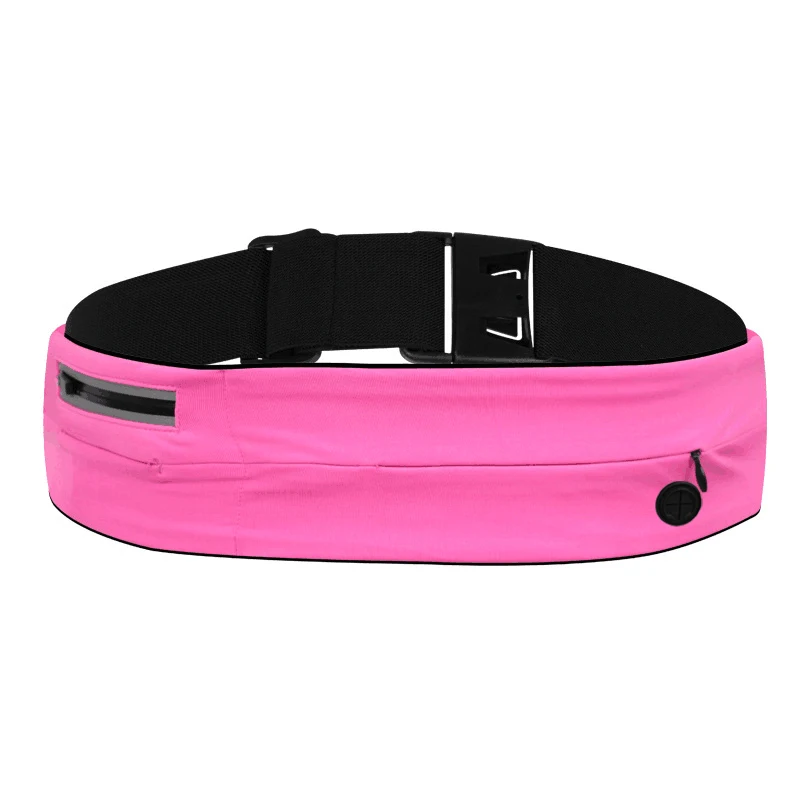 Sports Running Waist Belt Adjustable Waist Belt Fanny Pack Waist Bag for Hiking Cycling Workout Slim Running Belt Bag