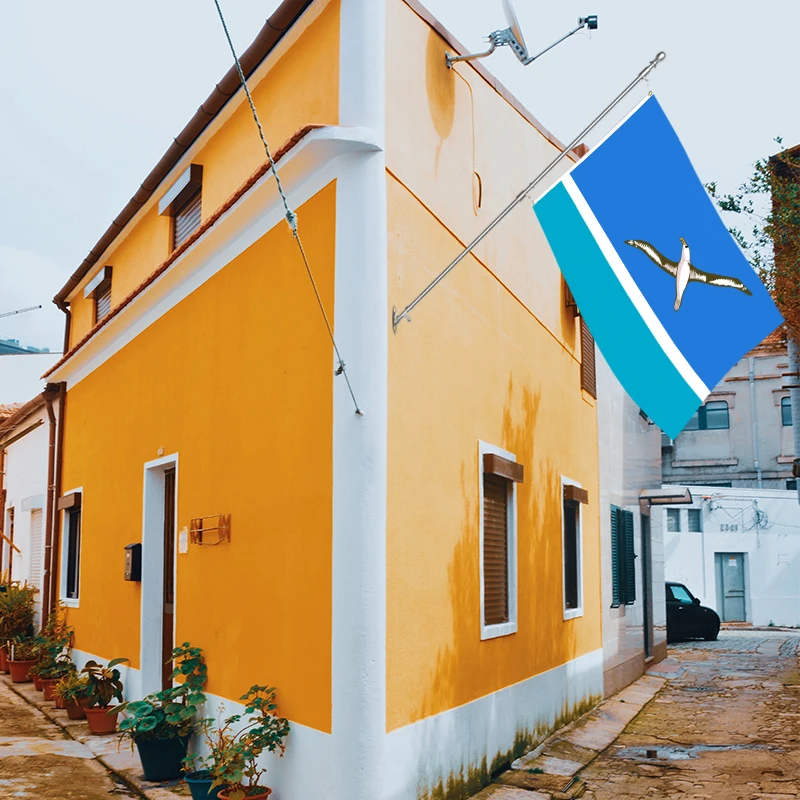 Wholesale 3x5ft The Midway Islands local flags polyester Customize all nations rapid shipping Reliable supplier  fast delivery