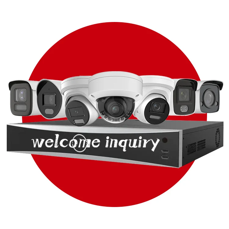 Compatible Hikvision 2MP 4MP 8MP 4K Full Color Bullet Dome POE IP Security CCTV Camera with NVR DVR PTZ