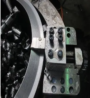 External mounted Pneumatic pipe Cold cutting and beveling machine