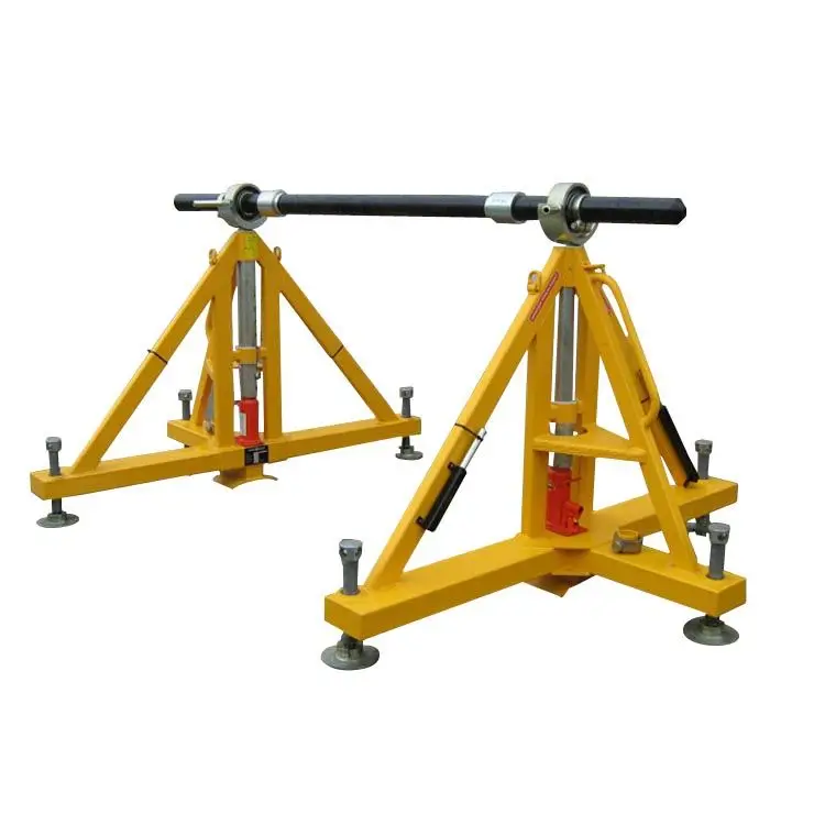 sale hydraulic cable drum jack system comprises of two independent cable stands complete