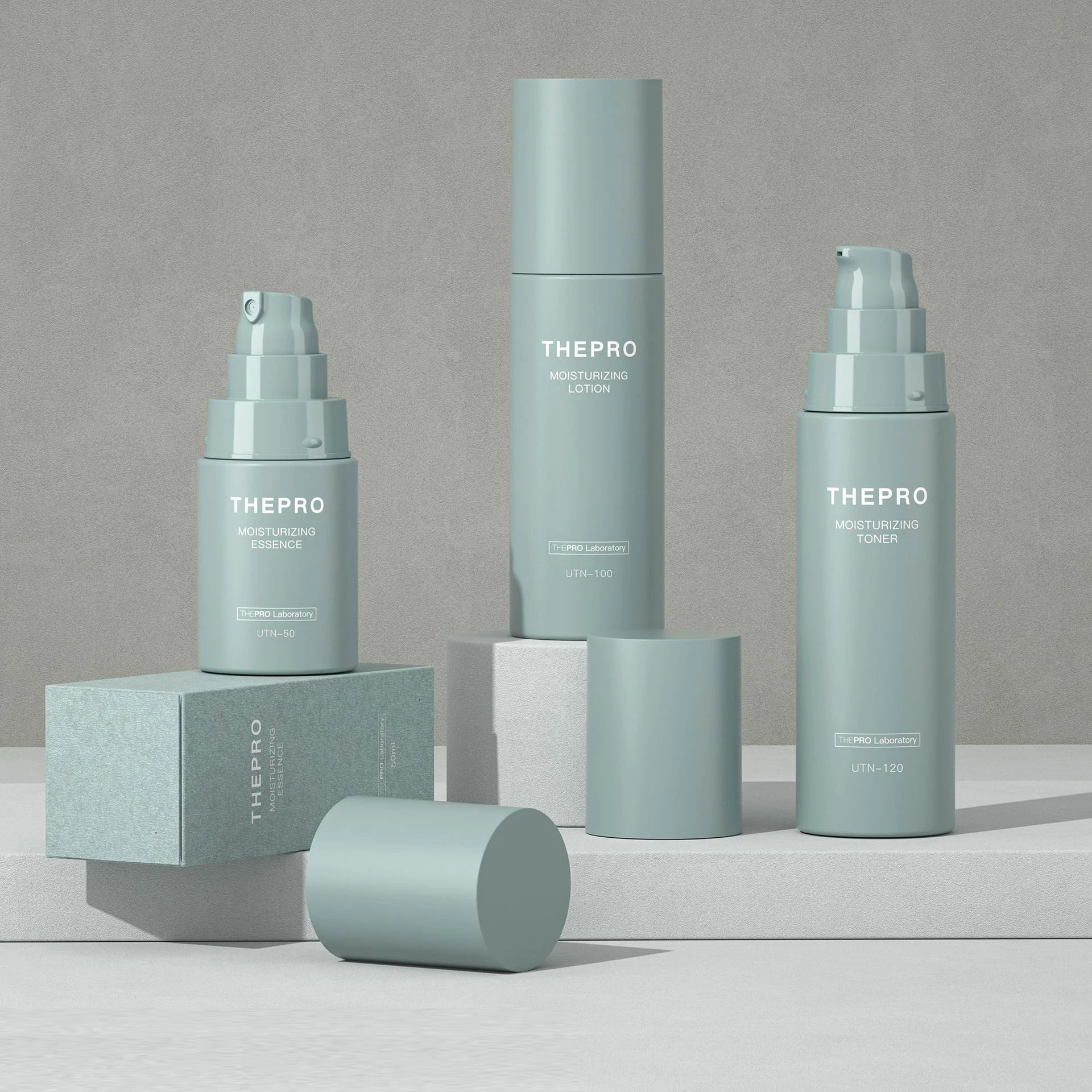 Large Inventory Luxury Cosmetics Packaging Glass Bottle Sets Empty Glass Cream Jar Skin Care Set Face Cream Lotion Bottle