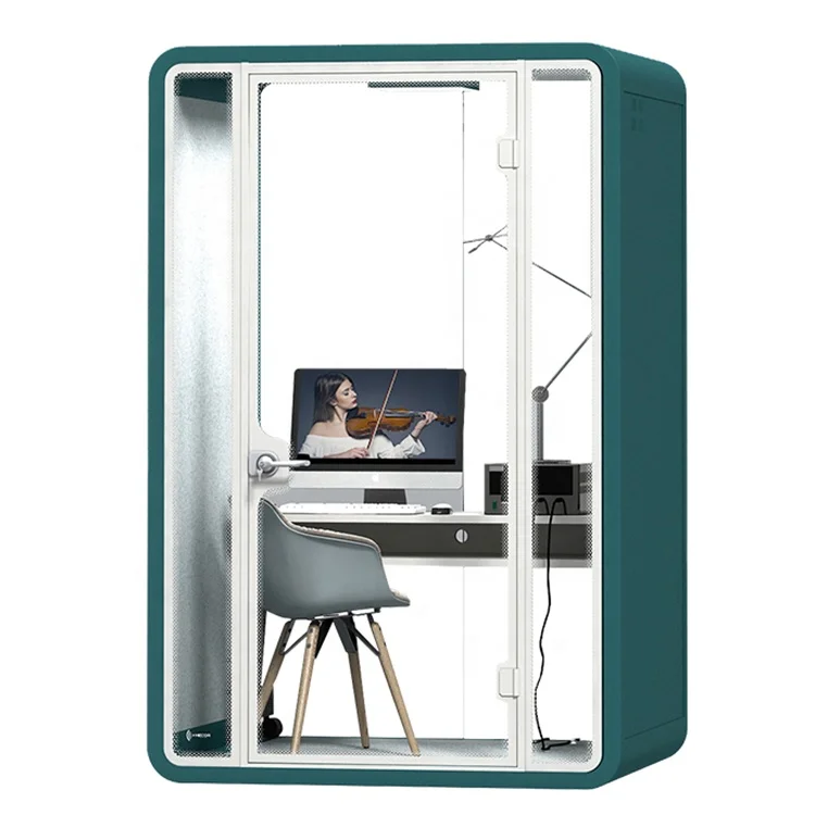 Manufacturers office meeting booth music recording soundproof phone booth for office