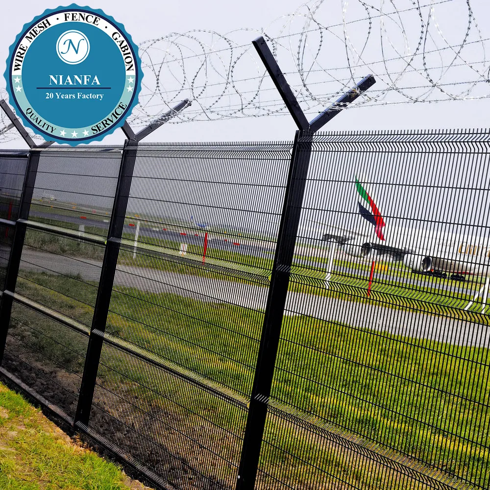 Anti Climbing Safety Fence 3D Fence Y Guardrail Isolation Wire Mesh  Prison Fence