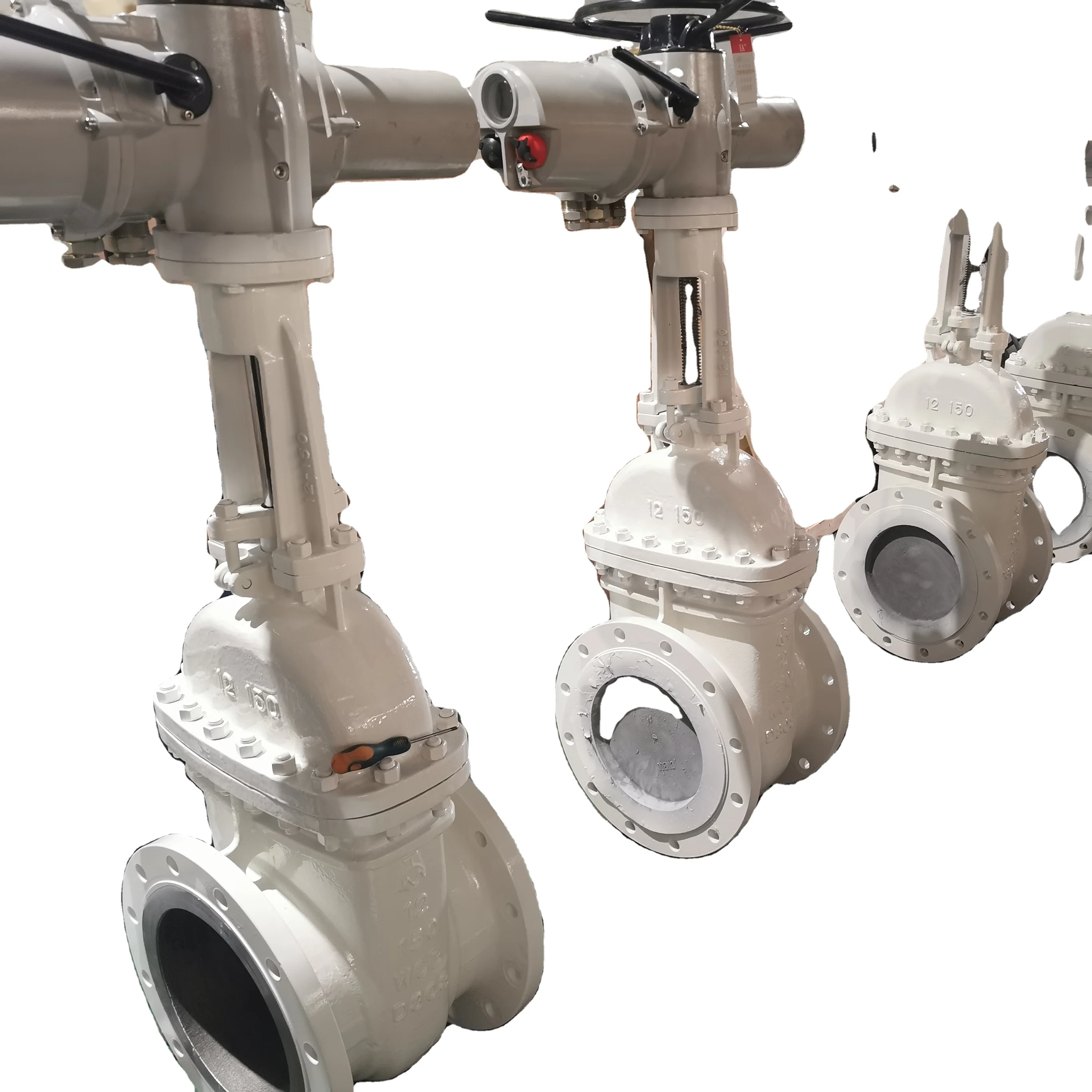 KSFLOW 6-дюймовый моторизированный 3-фланцевый клапан cf3m