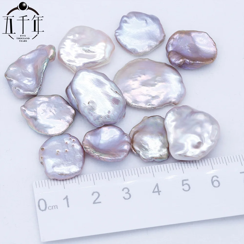 14-24mm Natural Freshwater Keshi Pearls Cultured Pearl Irregular Shape love Wish Pearl  Flower Shape DIY Jewelry