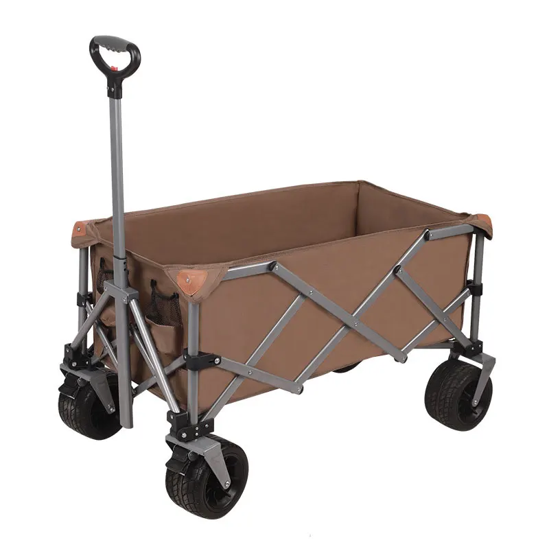 truck, all terrain 360 ° rotating wheel heavy-duty multifunctional garden beach bike with push handle, sports shopping camping