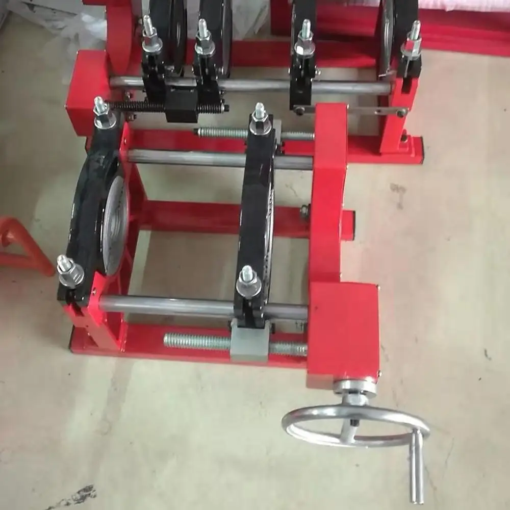50-200mm hdpe pipe butt fusion welding machine,bolt drive, 2 terminal clamps