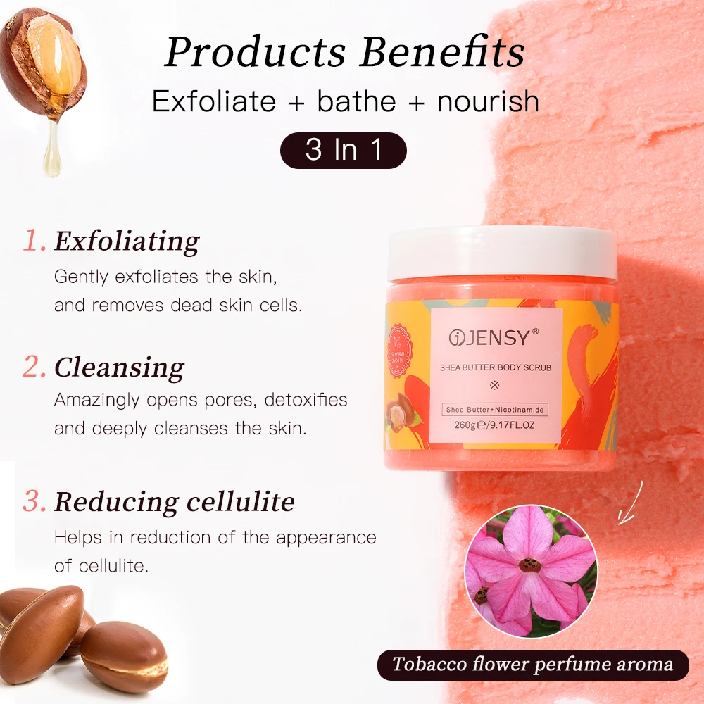 Скраб для тела частная торговая марка сахарная соль отшелушивающий органический скраб вспенивающий веганский натуральный куркума масло ши отбеливающий