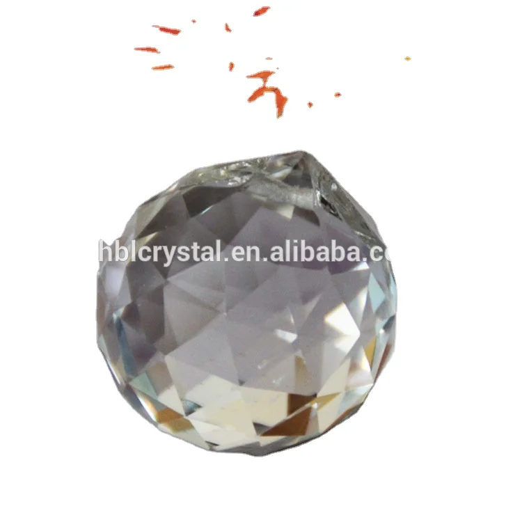 Honor of crystal 15-40mm crystal prism balls chandelier pendant glass lighting hanging balls