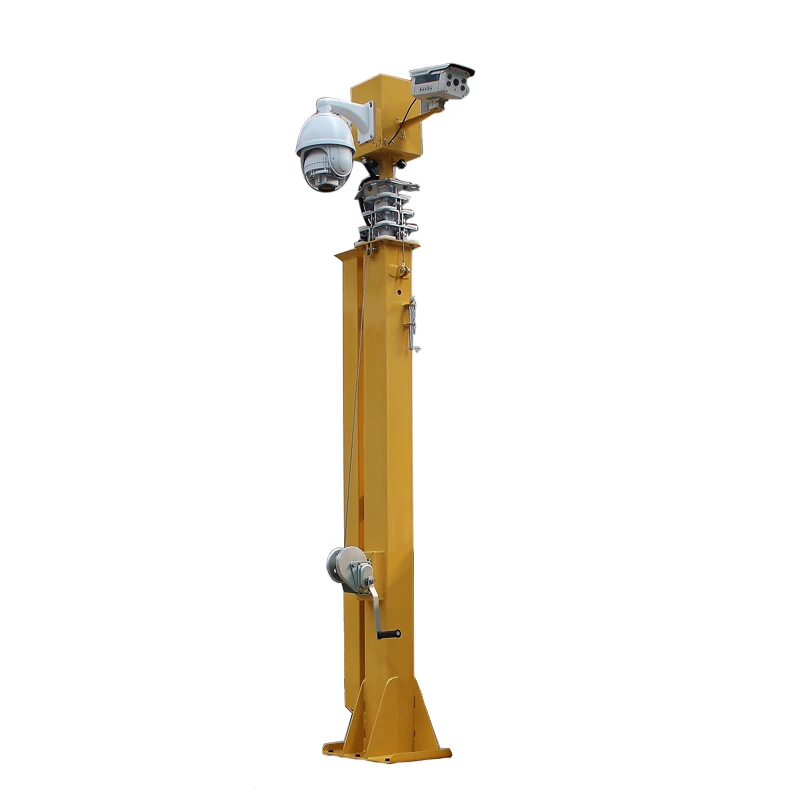 4-12m telescopic camera mast