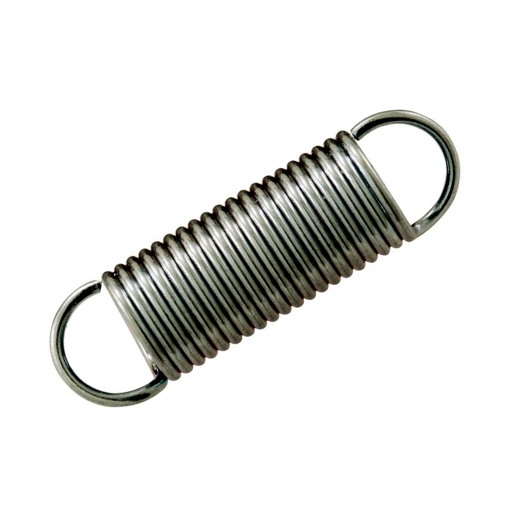 OEM Nickel Plated Customized Double Loops Coil Extension Wire 316 Stainless Steel Carbon Steel Spiral Tension Spring