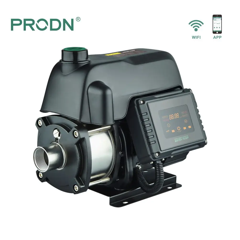 CHM4-2DC 1HP household VFD multistage centrifugal intelligent inverter water pump