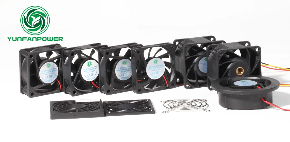 Low noise  60x60x10mm 5v 12v 6010 electric ceiling motor cooling fan ceiling ac dc stand fan