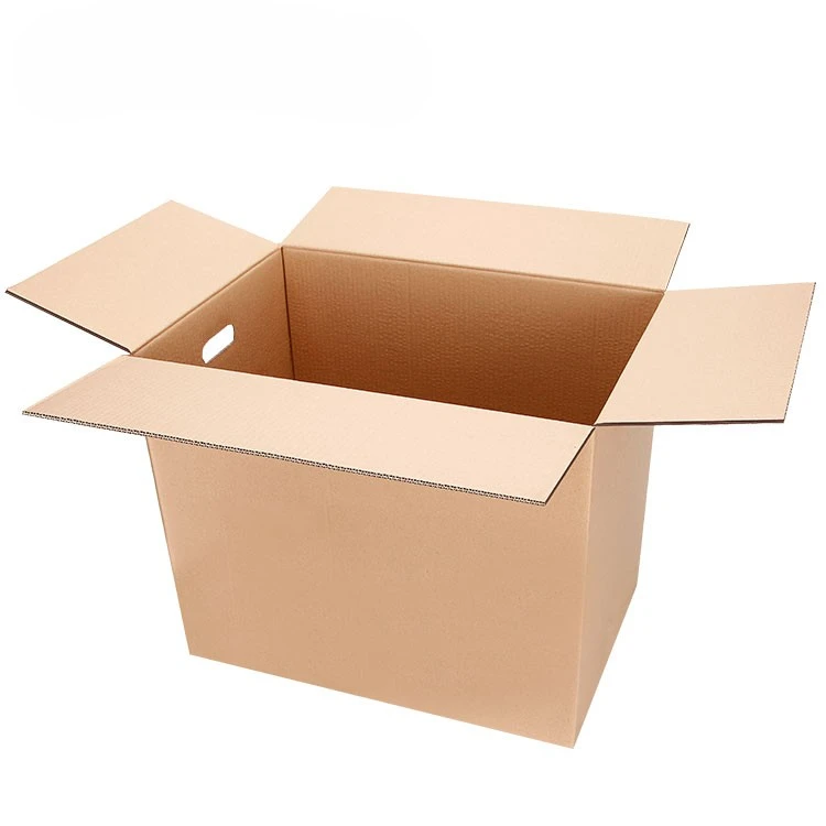 Large Shipping Customized Brown Corrugated Cardboard Packing Paper Carton Box Brown For Sale