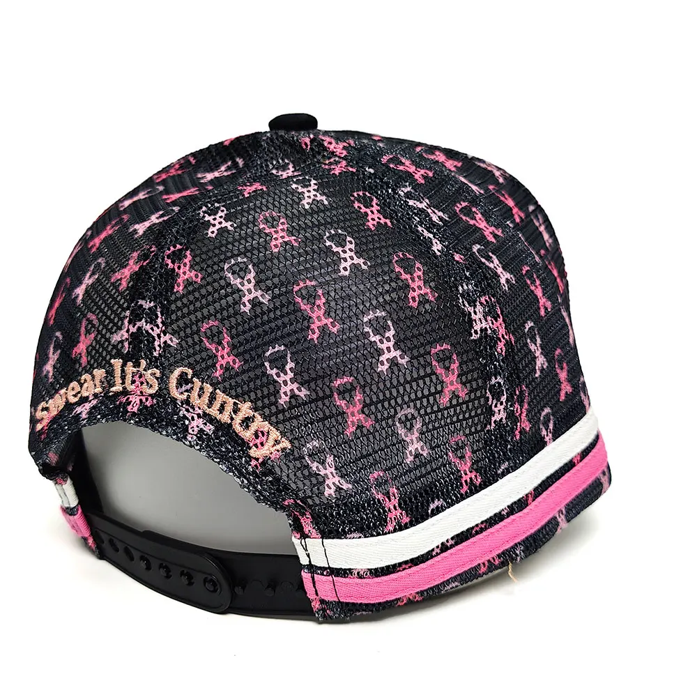 Good Quality Australian Custom Embroidery Logo 5 Panel Trucker Cap Hat Grey Stripes Australia High Profile Country Trucker Caps