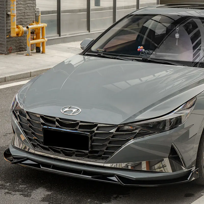 Протектор спойлера переднего заднего бампера автомобиля для hyundai elantra cn7 2021 2022 2023 2024 2025 передний набор аксессуаров украшения губ