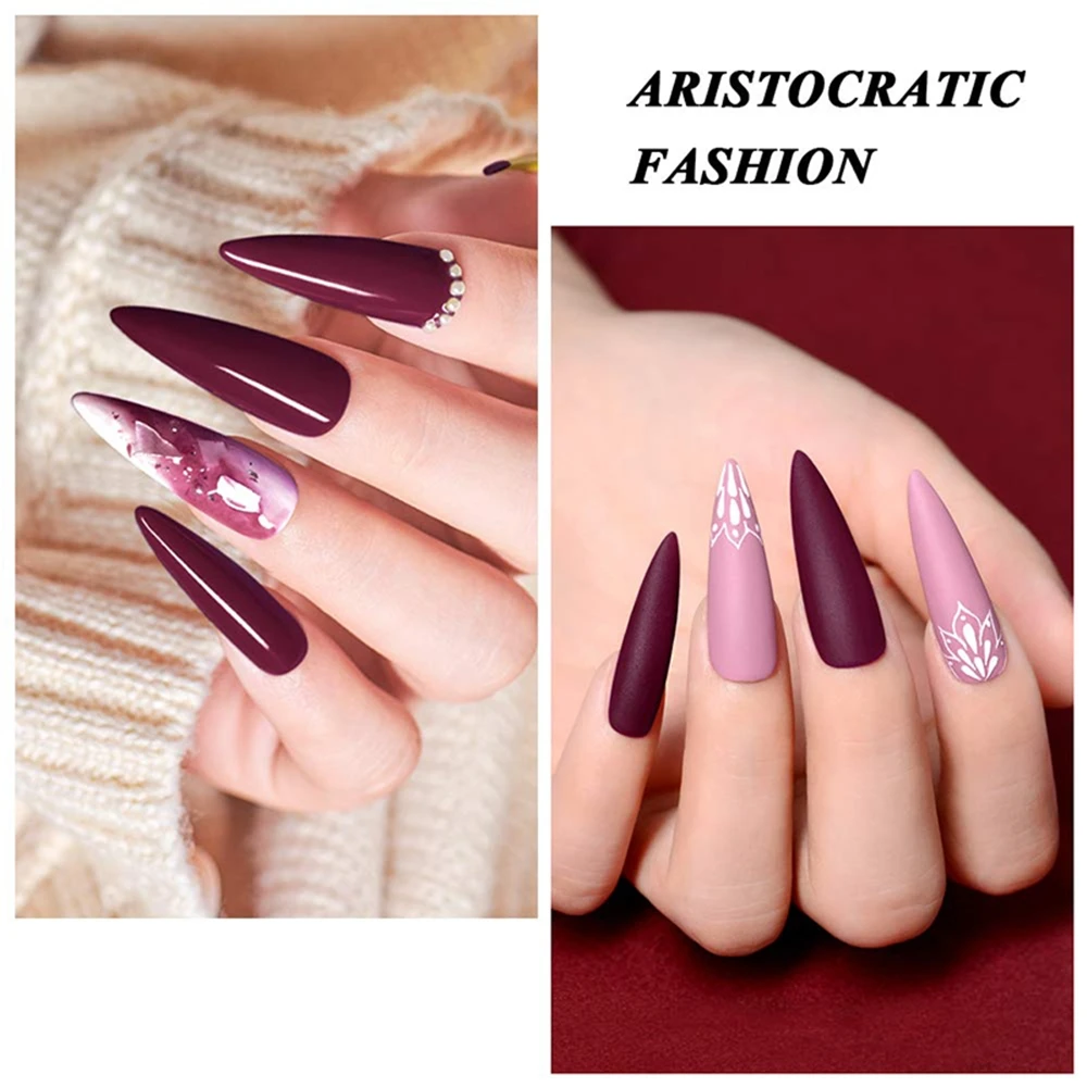 BLUEDEE Cameo Brown 6 Color Gel Series Nail Polish Gel Nail Vanish Classic Series