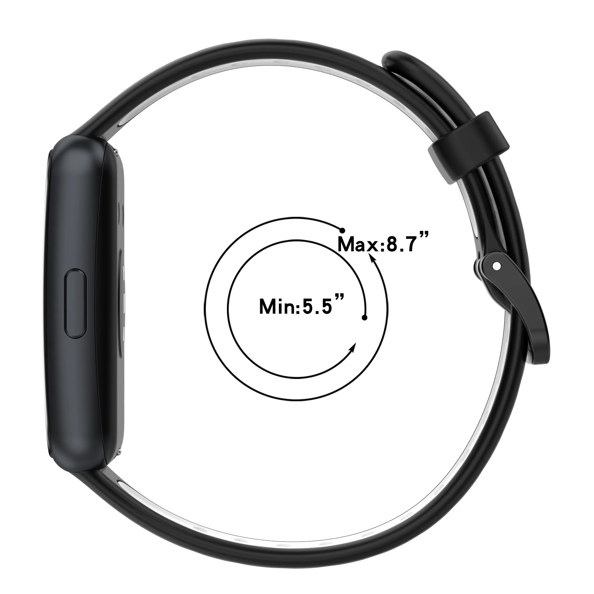 Заводская распродажа резиновый силиконовый ремешок для huawei band 7 сменный спортивный часов браслет