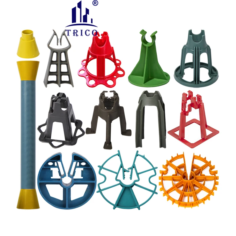 Reinforced Plastic Rebar Chair Spacers Construction Materials Plastic Rebar Chairs for Concrete Cover