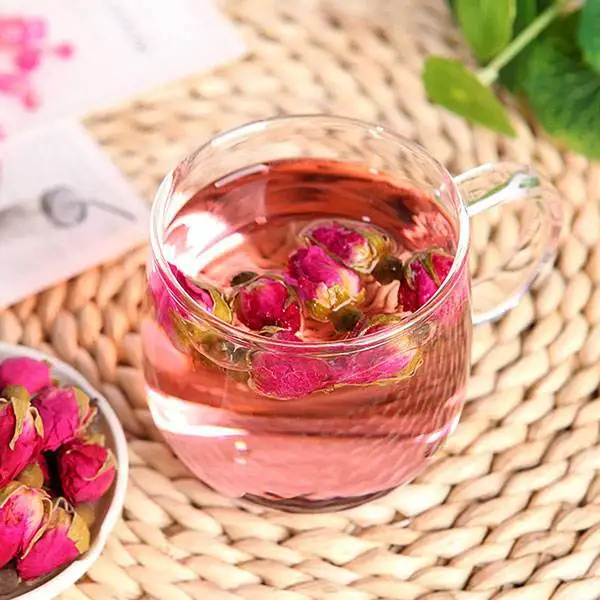 High grade french rose bud natural new dried french rosebud for drinking tea