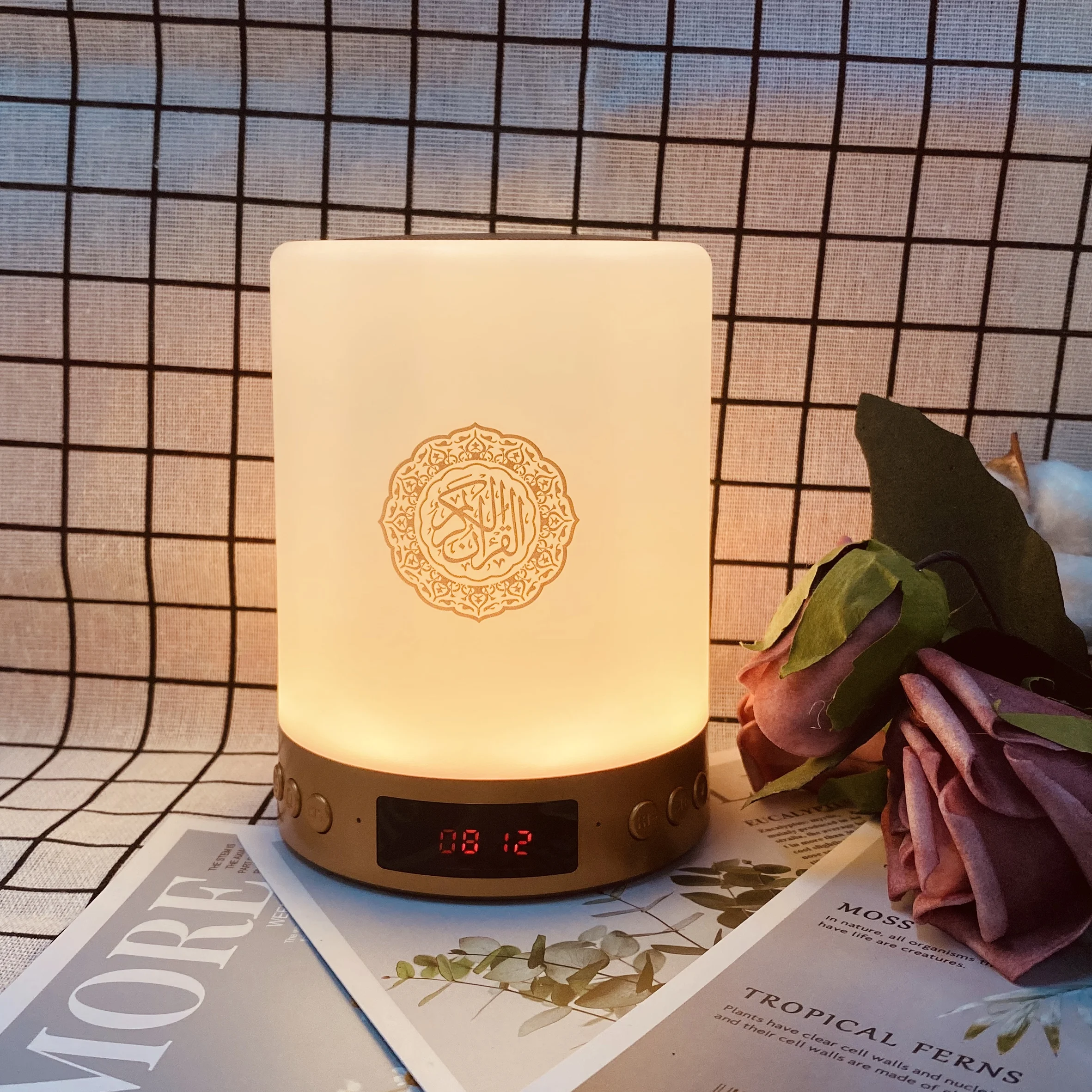 
islamic wholesale touch lamp azan clock quran speaker al quran player for muslim 