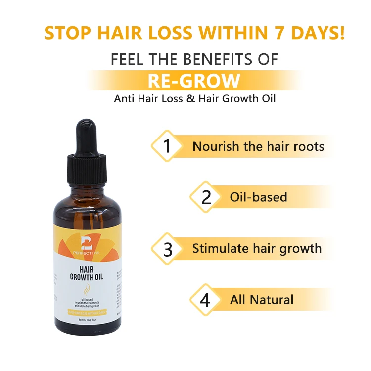 Create Your Label Hair Care  Ginger Smoothing Nourishing Anti Loss Regrowth Scalp Elixirs Private Label Hair Growth Oil Serum