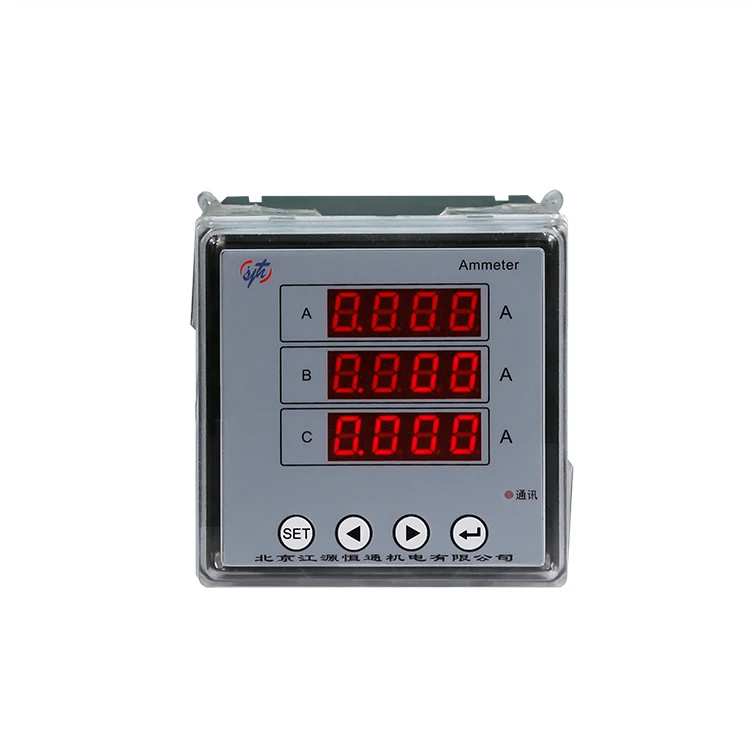 Manufacturer Price Intelligent AC htew-x9i3 LED display digital panel AC voltmeter three phase ammeter