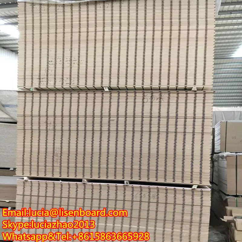 Matte Black MDF Slatwall Panel 18mm/Simple Style Wooden Slot Wall Display/Supermarket Shelves