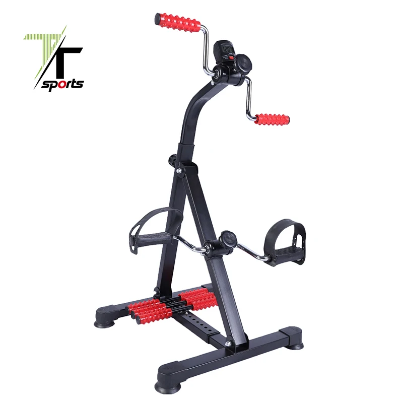 Mini Bike With Counting Home Use Folding Bike Pedal Exerciser for Rehabilitation Bike Trainer Mini Stepper Exercise Machine