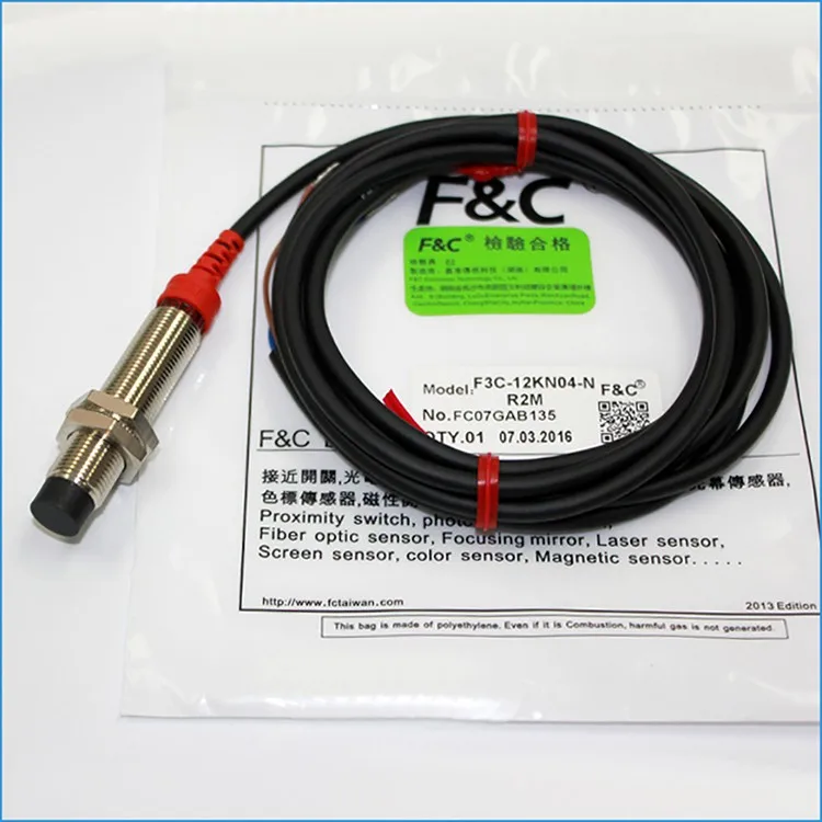 5KHz 10KHz M12 FSCH1202-P Inductive Proximity Sensor,  High Speed High Speed Application, Speed Sensor Gear Sensor