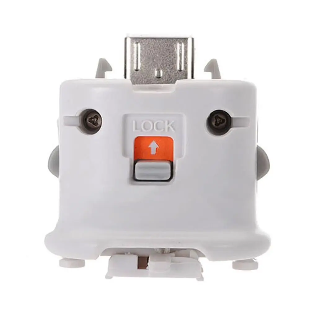 For Wiies Motion Plus Sensor Adapter for Nintend Wiies Remote Controller Adapter black white color