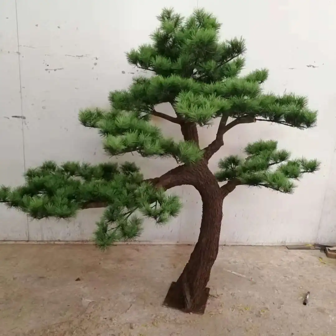 Factory Custom Indoor Outdoor Landscape Plant Artificial Plants Old Pine Tree Faux for Garden Decoration