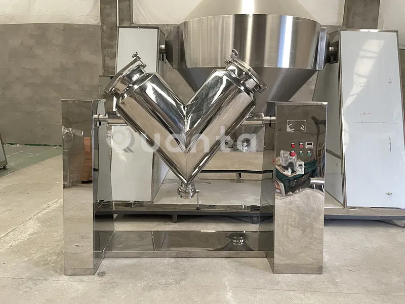 Stainless steel v type high efficient pharmaceutical powder mixer VH-50
