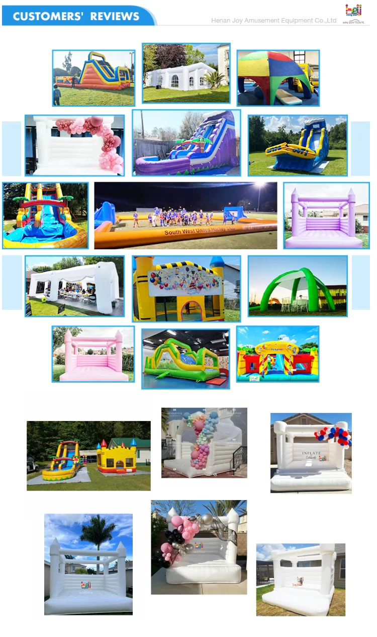 Cheap Commercial Custom Indoor Luxury Party Pastel Bounce House White Jumping Castle For Kids