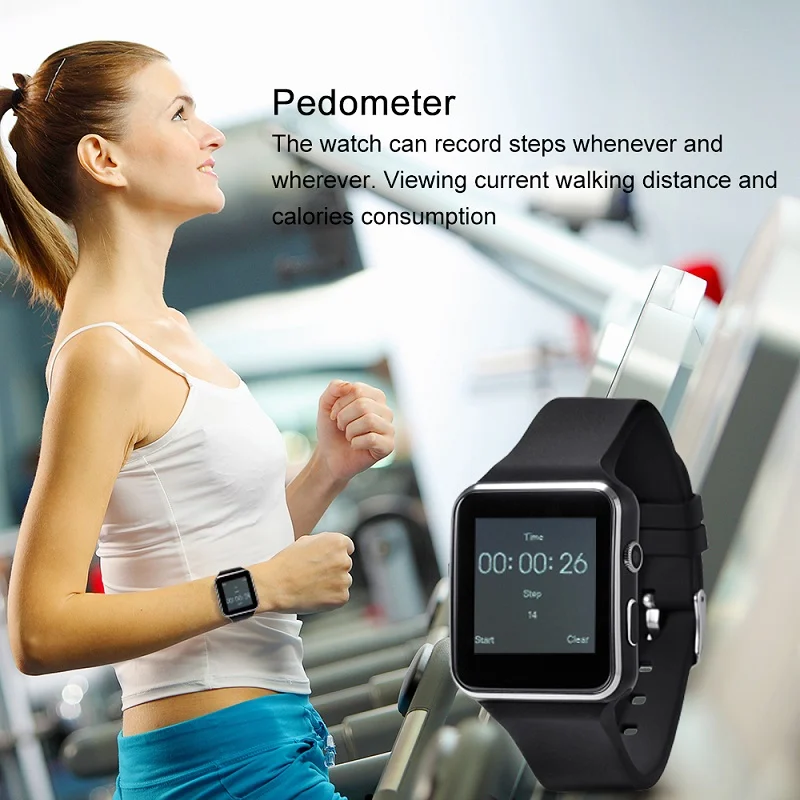 Hot Selling Smart watch 2021 X6 Smartwatch with Camera Smartwatch Support Android and for iphones