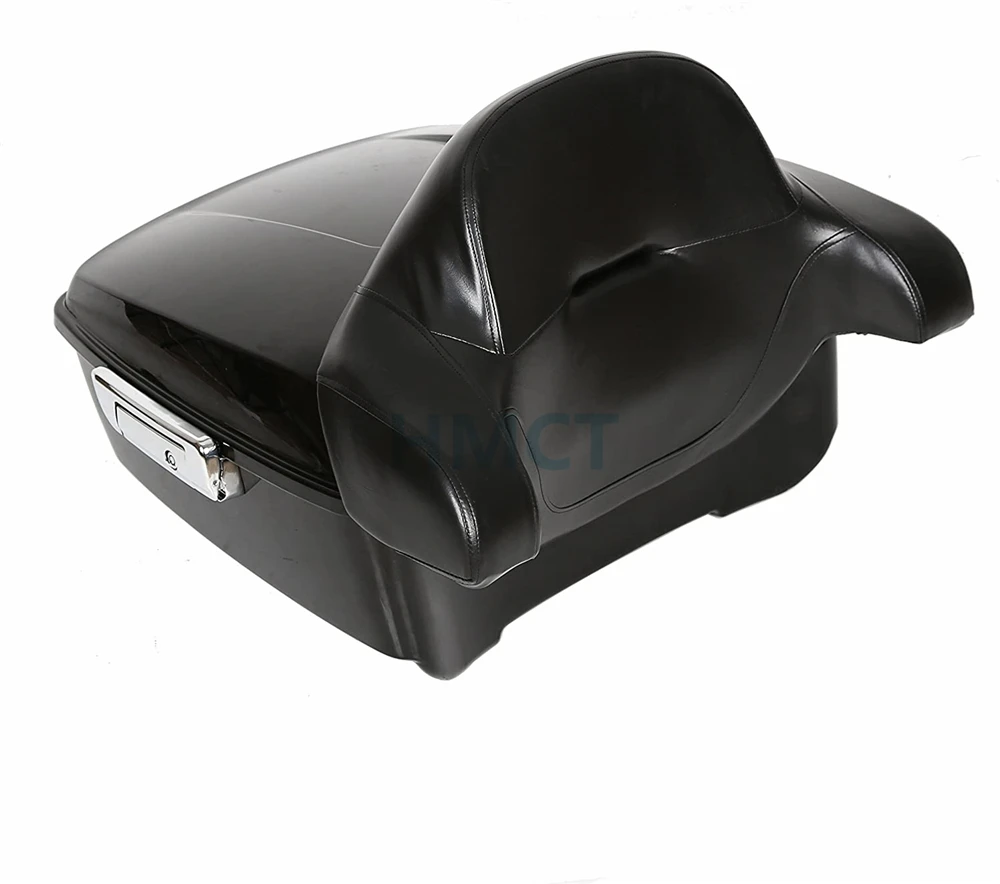 
 Водонепроницаемый чехол из АБС-пластика King tour, верхний чехол для задней крышки, чемодан для Harley Touring Road king Street Ultra Electra Glide  