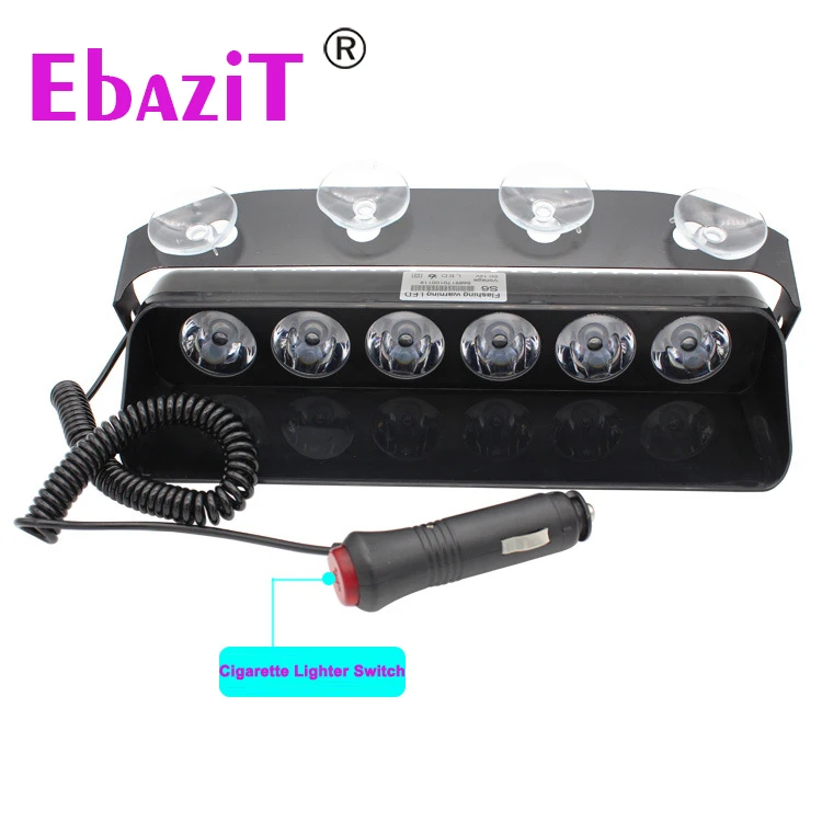 S6 led emergency warning lights HIGH POWER LED Multi-Function Strobe Light with flashing dash light