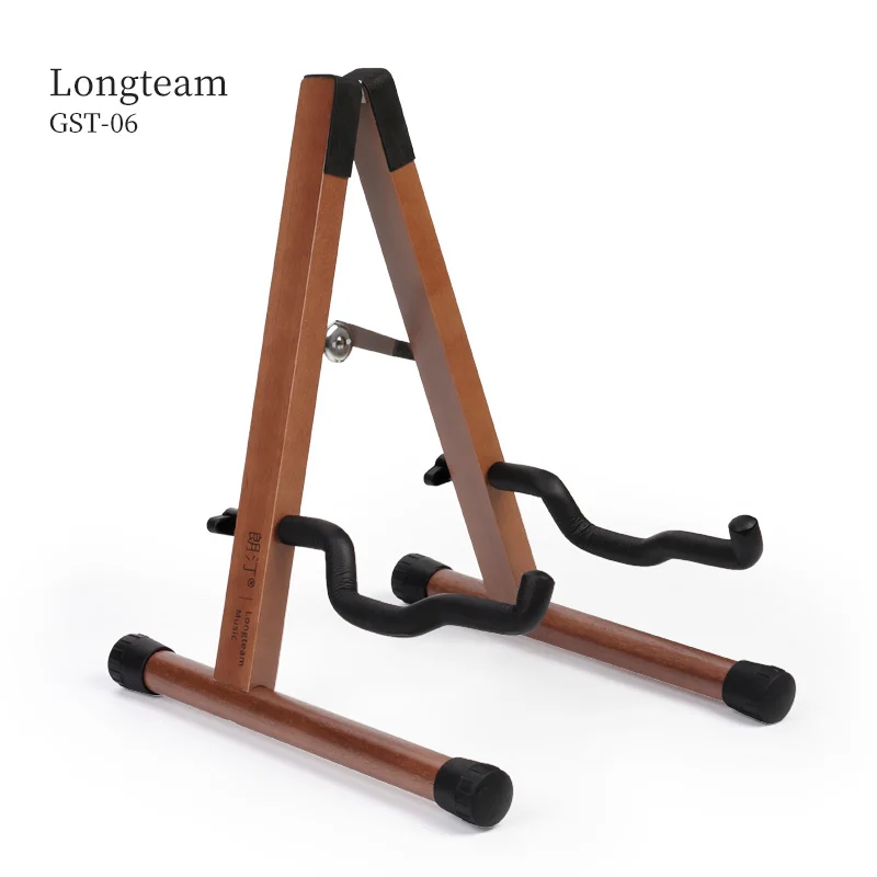 Solid Wood Guitar Stand For Electric and Acoustic Guitar Classical Guitar Stand Longteam GST-06