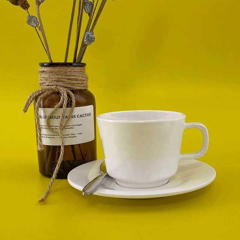 Наборы чайных чашек для пищевых продуктов, оптовая продажа, дешевая одноразовая кофейная чашка 220 мл, меламиновая белая чайная чашка из меламина, Филиппины