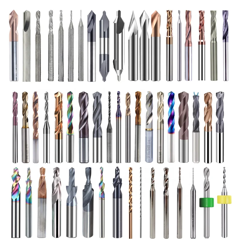 JR CNC turning tool customized tungsten carbide coating drill bit for Al PCB Acrylic glasses