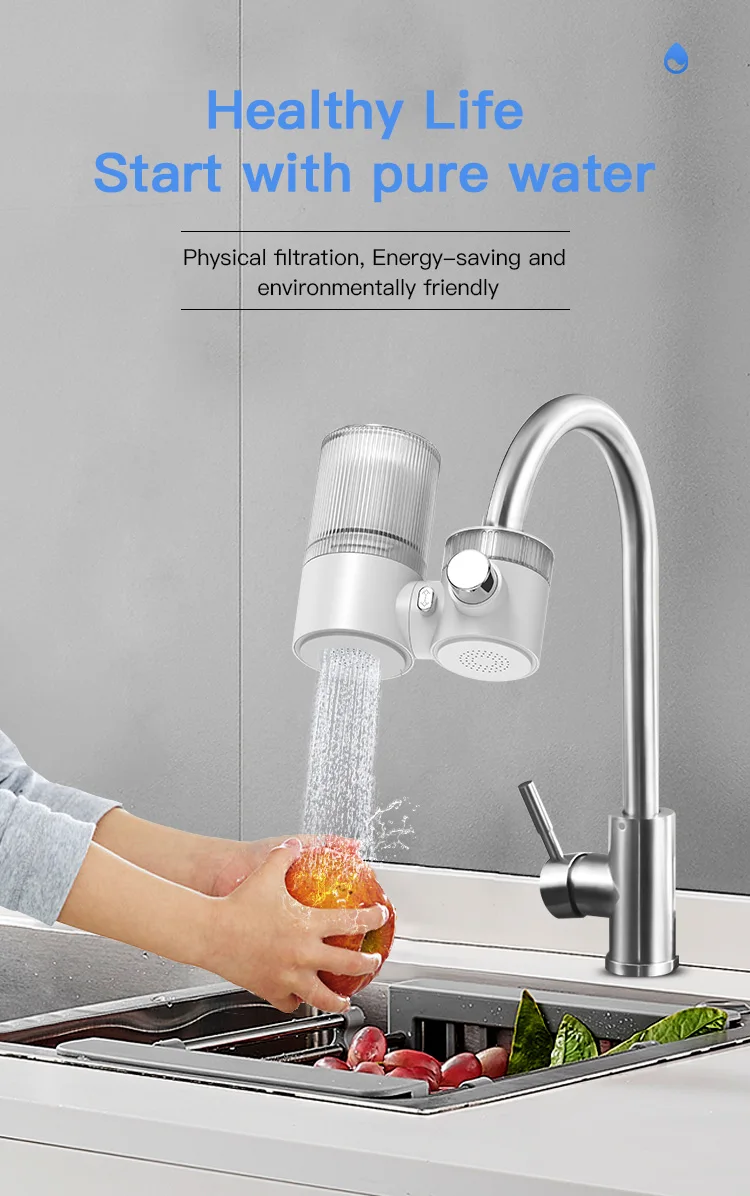 ceramic multiple filtration water pressure tap water purifier activated carbon kitchenfilter for Household Use