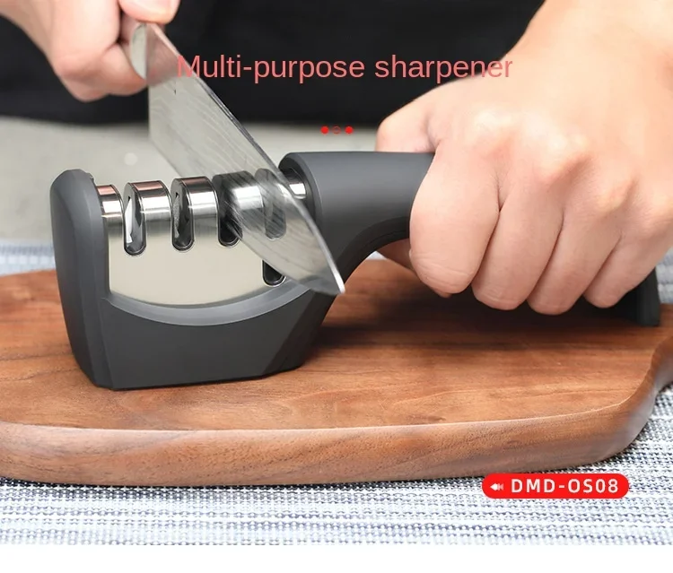 the best professional kitchen aluminum alloy 3 sharpening knife scissors tool mini rolling sharpeners