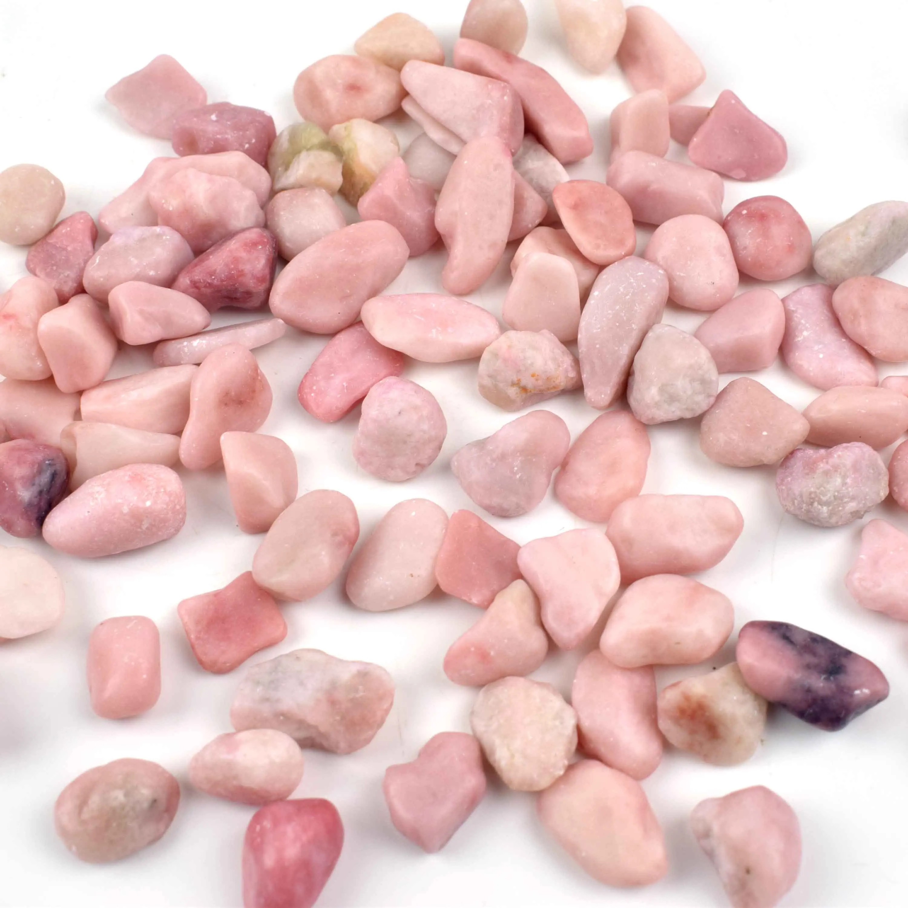 Wholesale Nature Crystals Polished Pink Opal Tumbled Stone For Sale