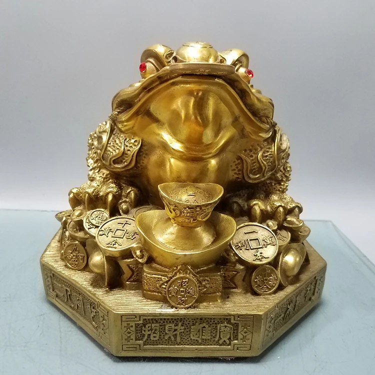 
Wholesale Money Frog Feng Shui Animal Copper Statueslucky Frog And Copper Toad For Business Gift 