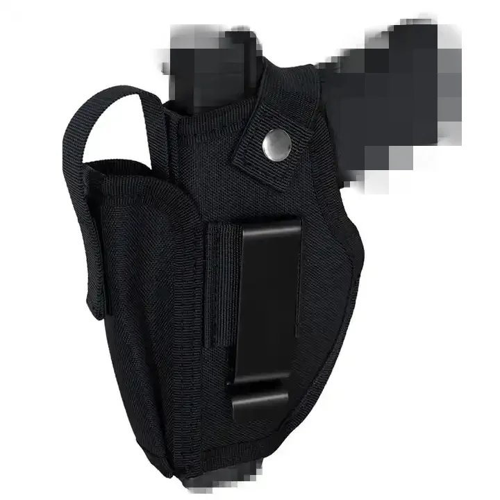 Tactical IWB/OWB Holster Concealed Carry Right Left Hand Metal Clip Gun Holster with Mag Pouch