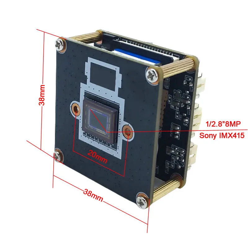 8MP AI Human Detection HD CCTV Network Camera Module Mstar 338Q+IMX415