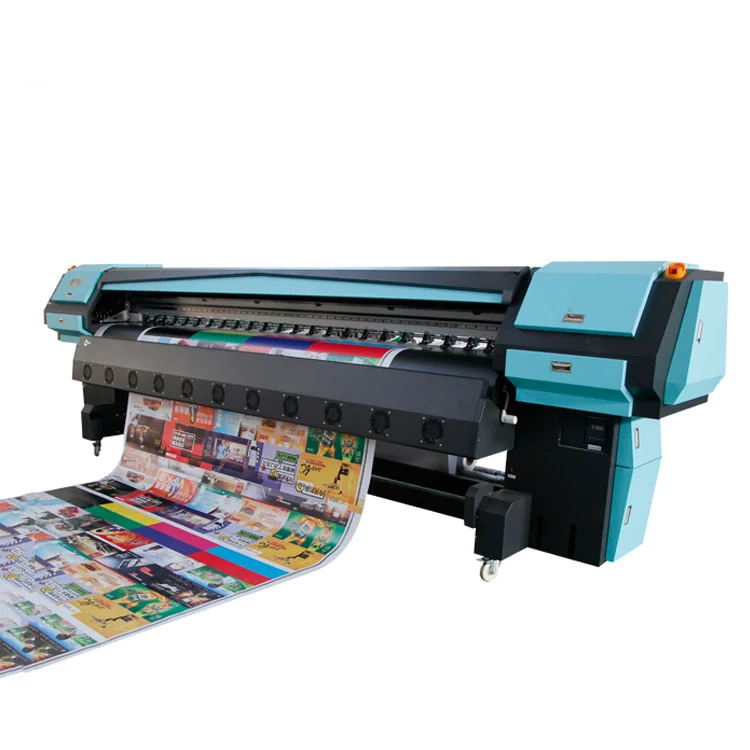 SunColor Free Ink Solvent Принтер с 4 печатными головками Konica 512i 3,2 м, широкоформатный принтер, высокоскоростной цифровой принтер