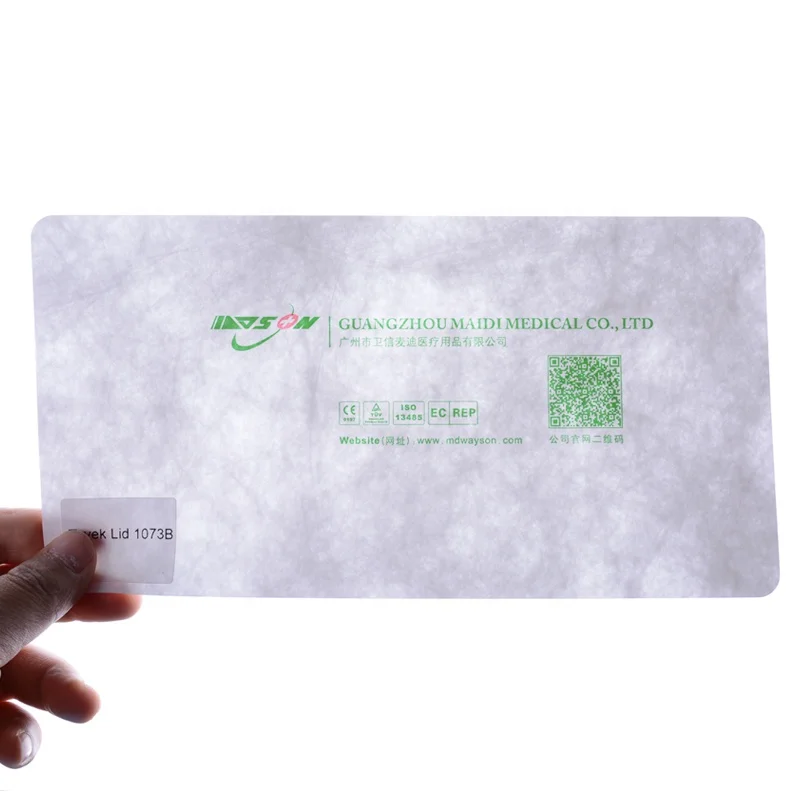Medical packaging material Dupont Tyvek lid