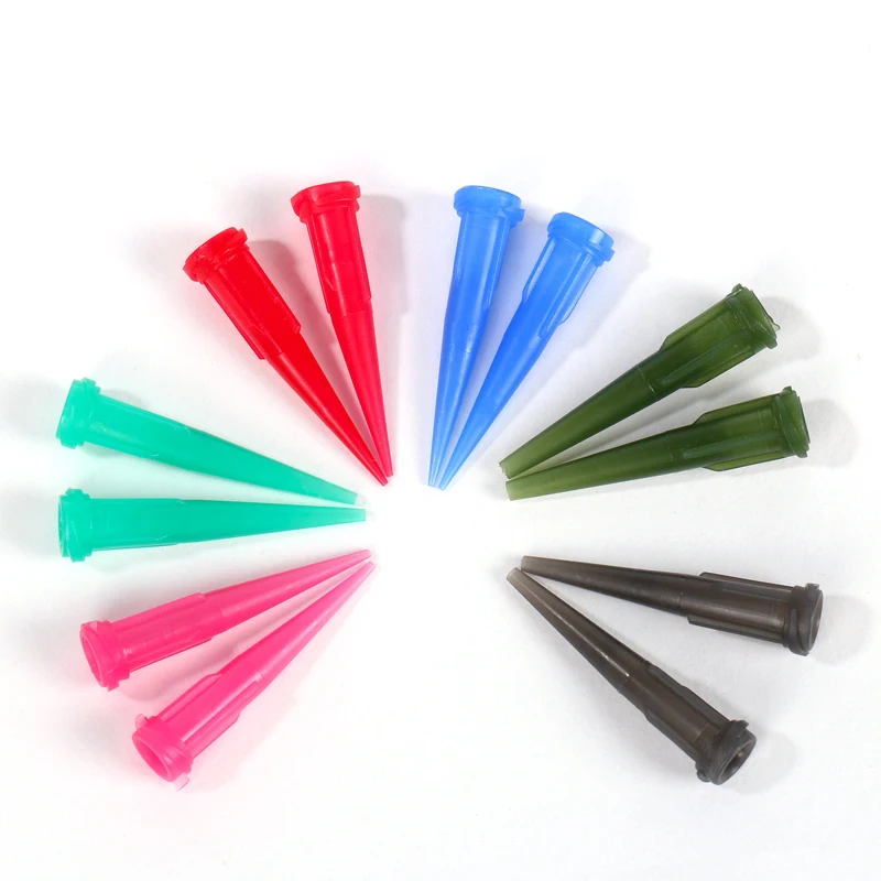 Wholesale PE TT Tapered Tips Solder Paste Adhesive Glue Dispensing Needle Plastic Tapered Tips